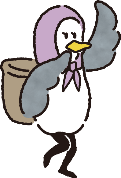 踊るキャラクター