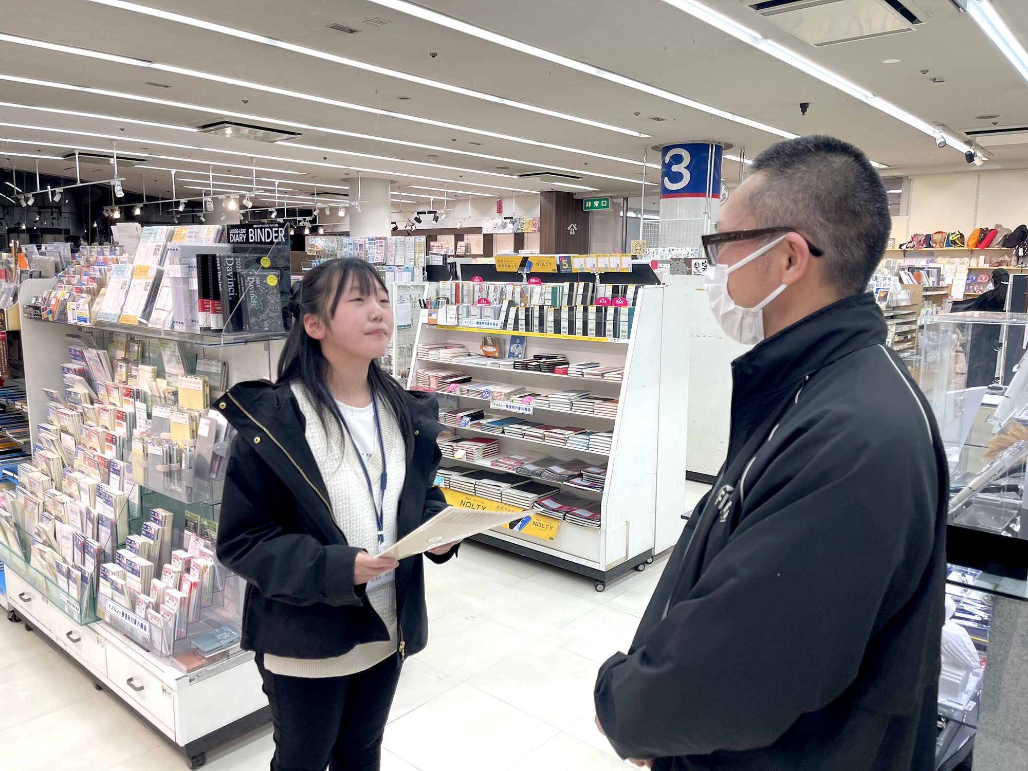 取材のアポ取りの様子
アポ取りの注意点をふまえて、現場に行きました！