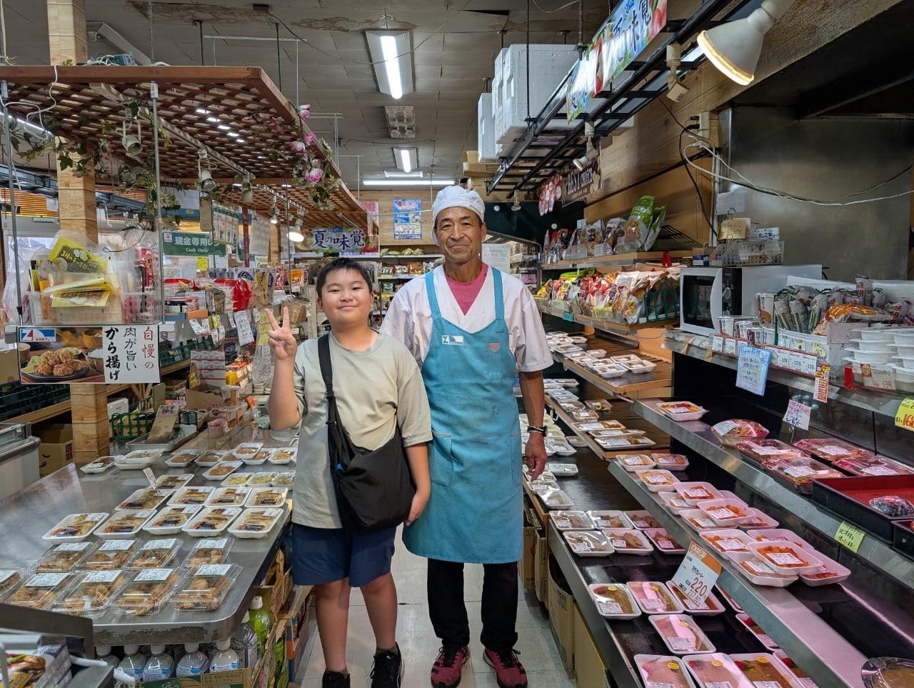 なかむらストアーさんにて、店長さんとのツーショット📸